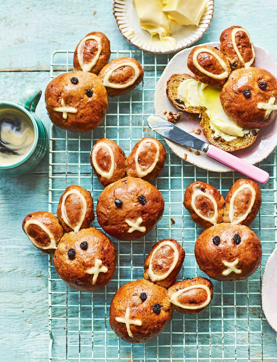 Hot cross bunnies. Image: Martin Poole