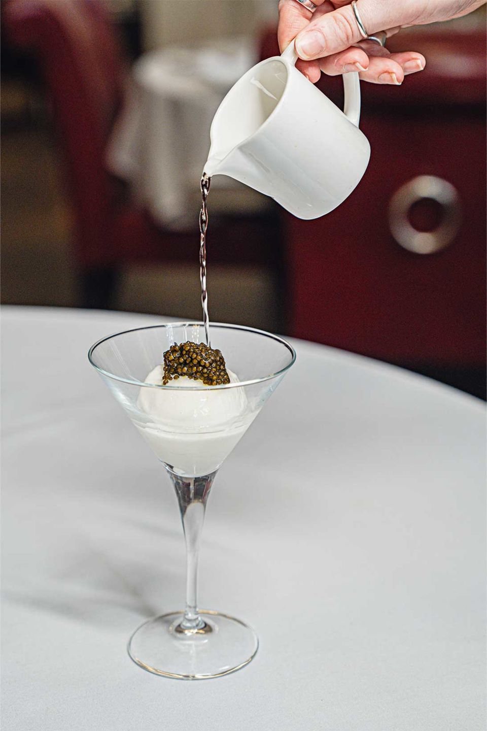 Caviar house at Threadneedles Hotel