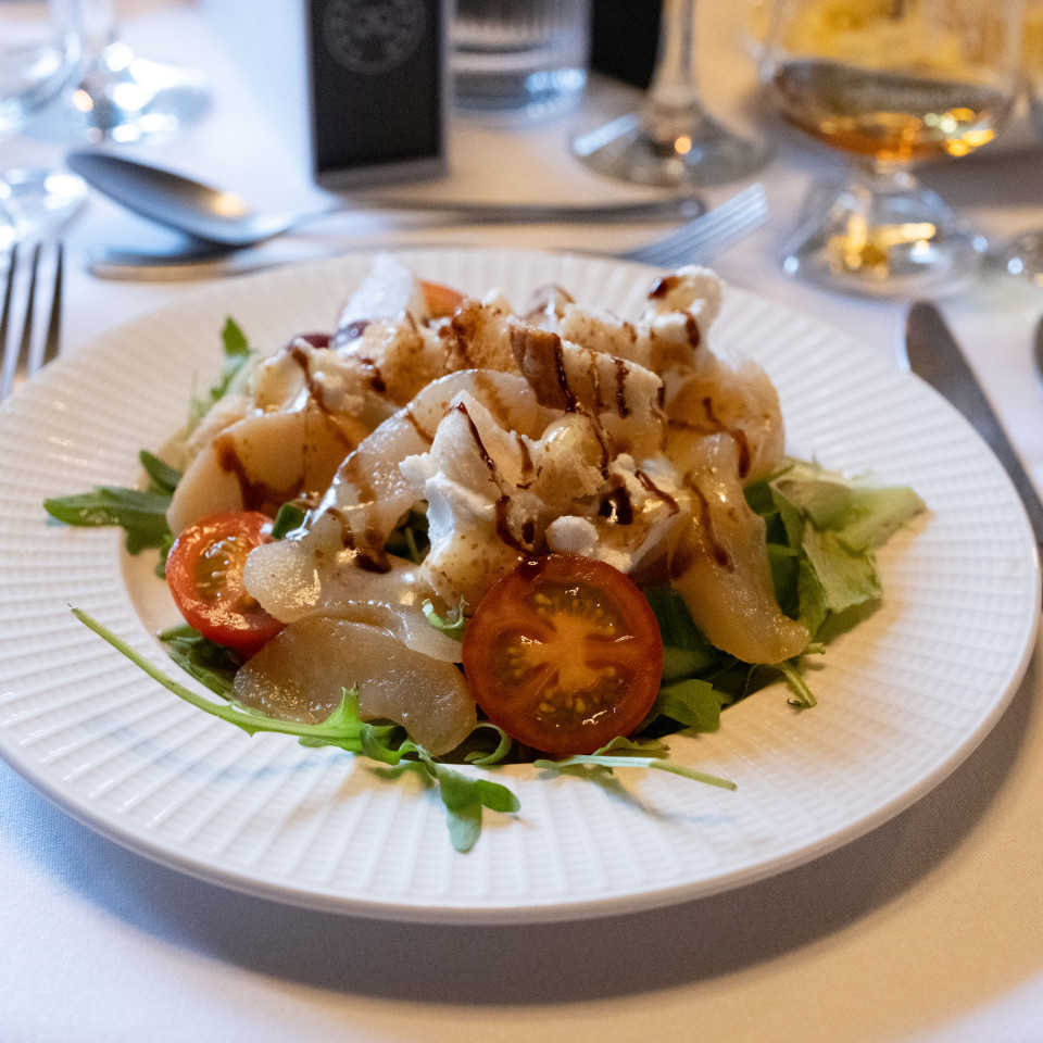 Pear salad at the Harbourview Hotel. Image: Diana Jarvis