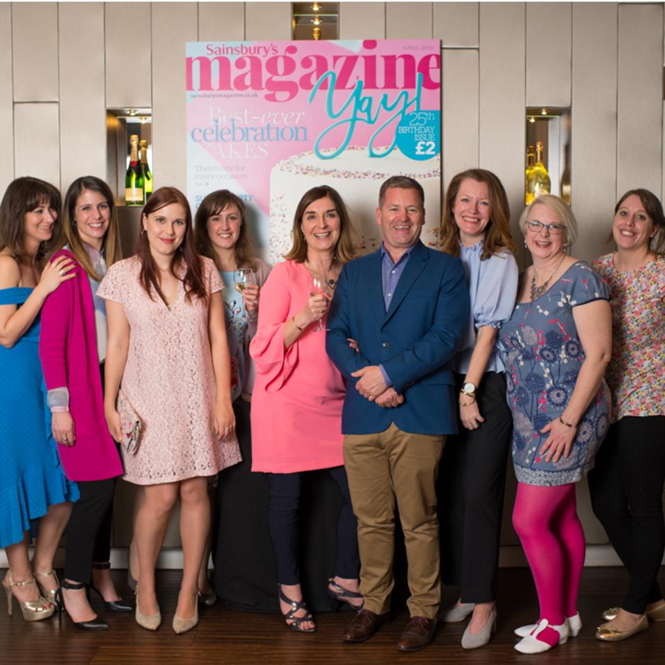 The Sainsbury's magazine team. Image: Chris O'Donovan