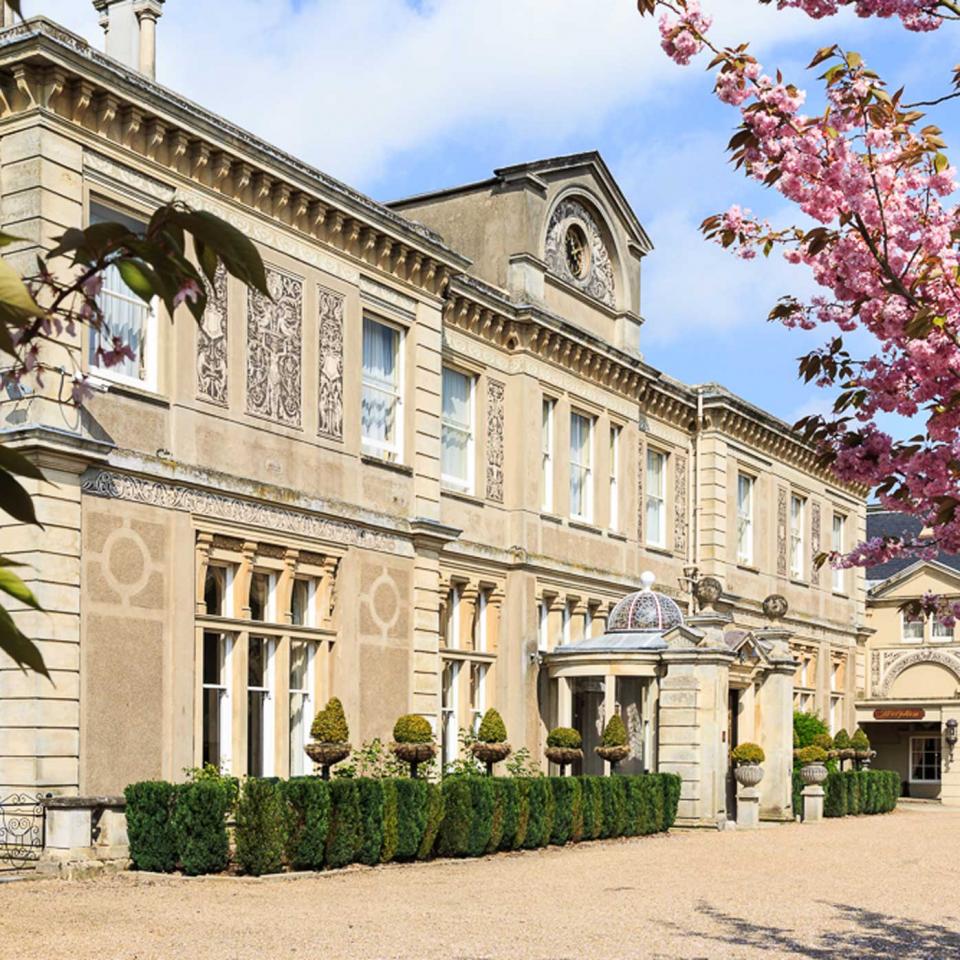 The striking exterior of Down Hall