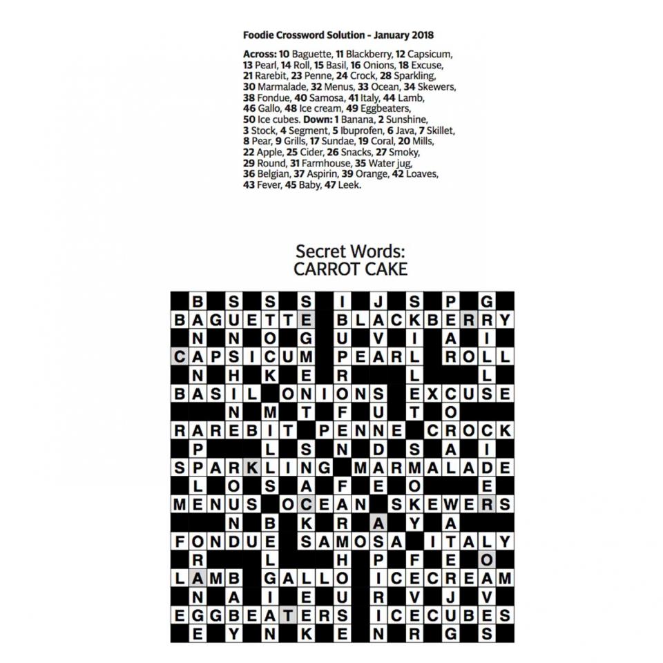 January-crossword-answers