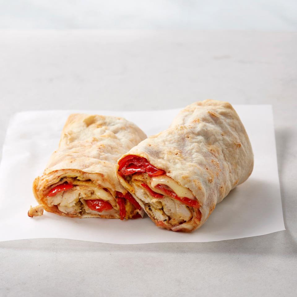 Hot pizza wraps