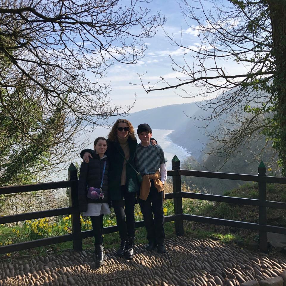 Kirsten with Annie and Harry