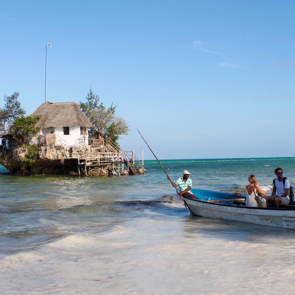 The Rock Restaurant, ‘perched precariously on a coral outcrop’