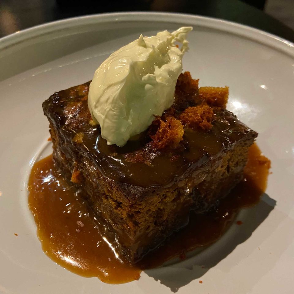 Sticky toffee pudding