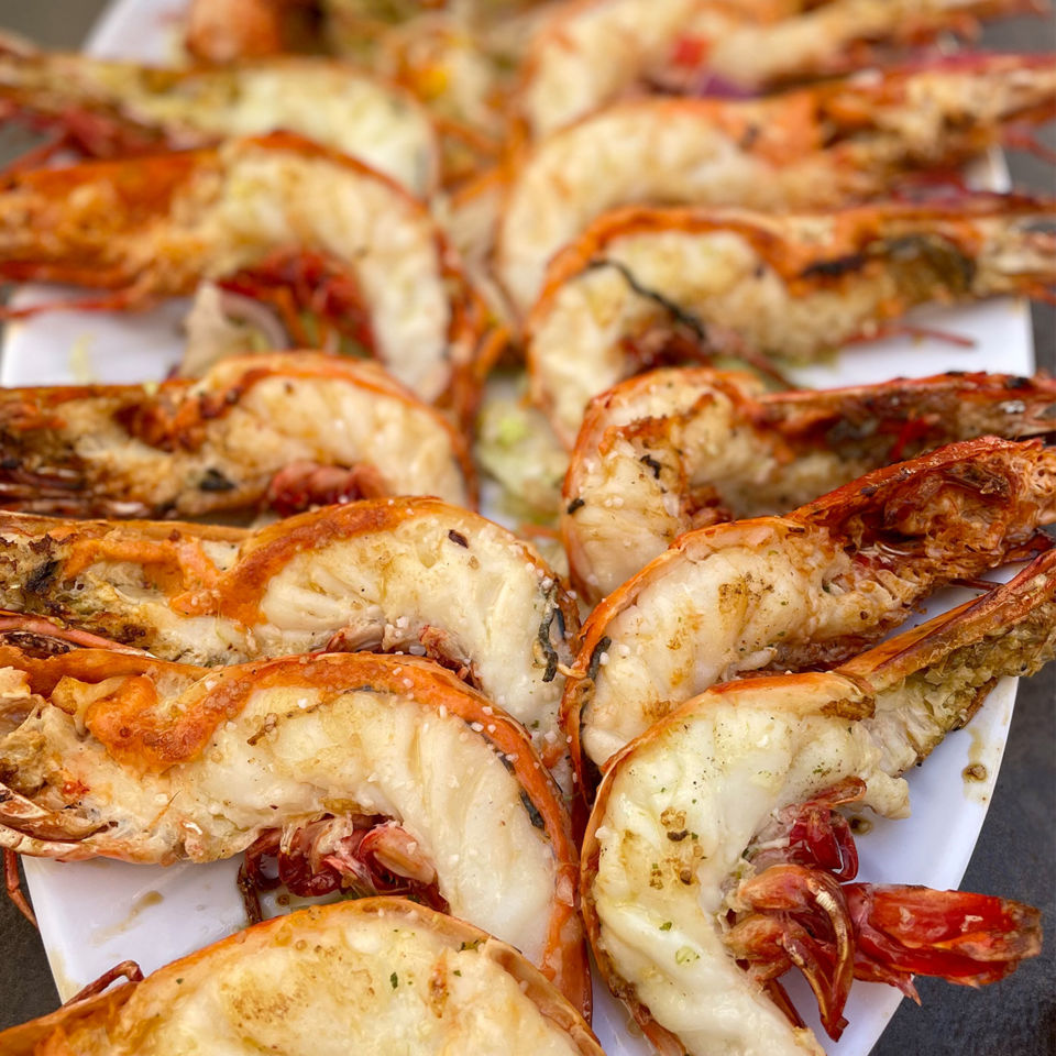 Gambas a la plancha