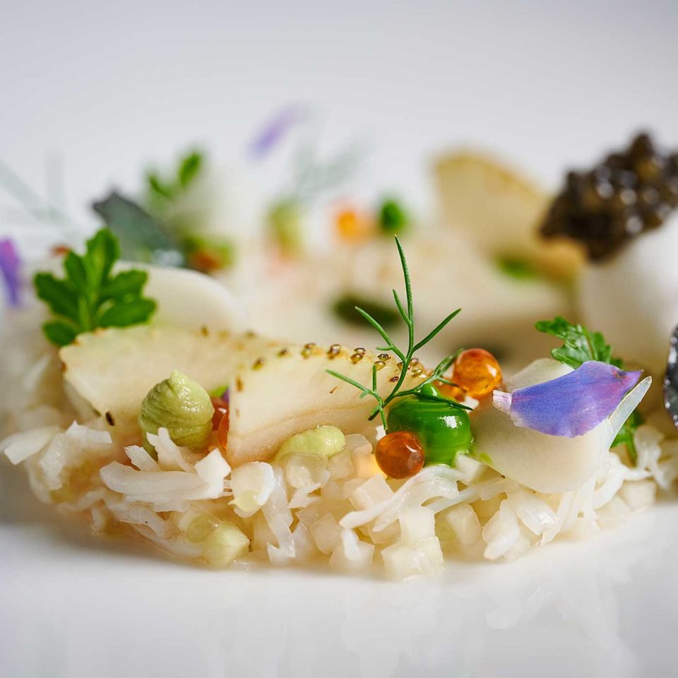 The standout crab dish from the award-winning eight-course tasting menu