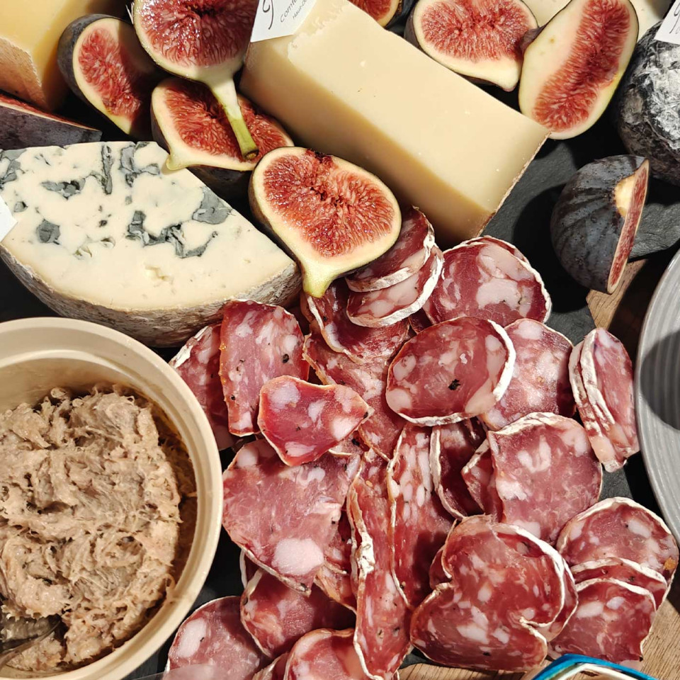 Picnic-ready purchases from Marché Victor Hugo