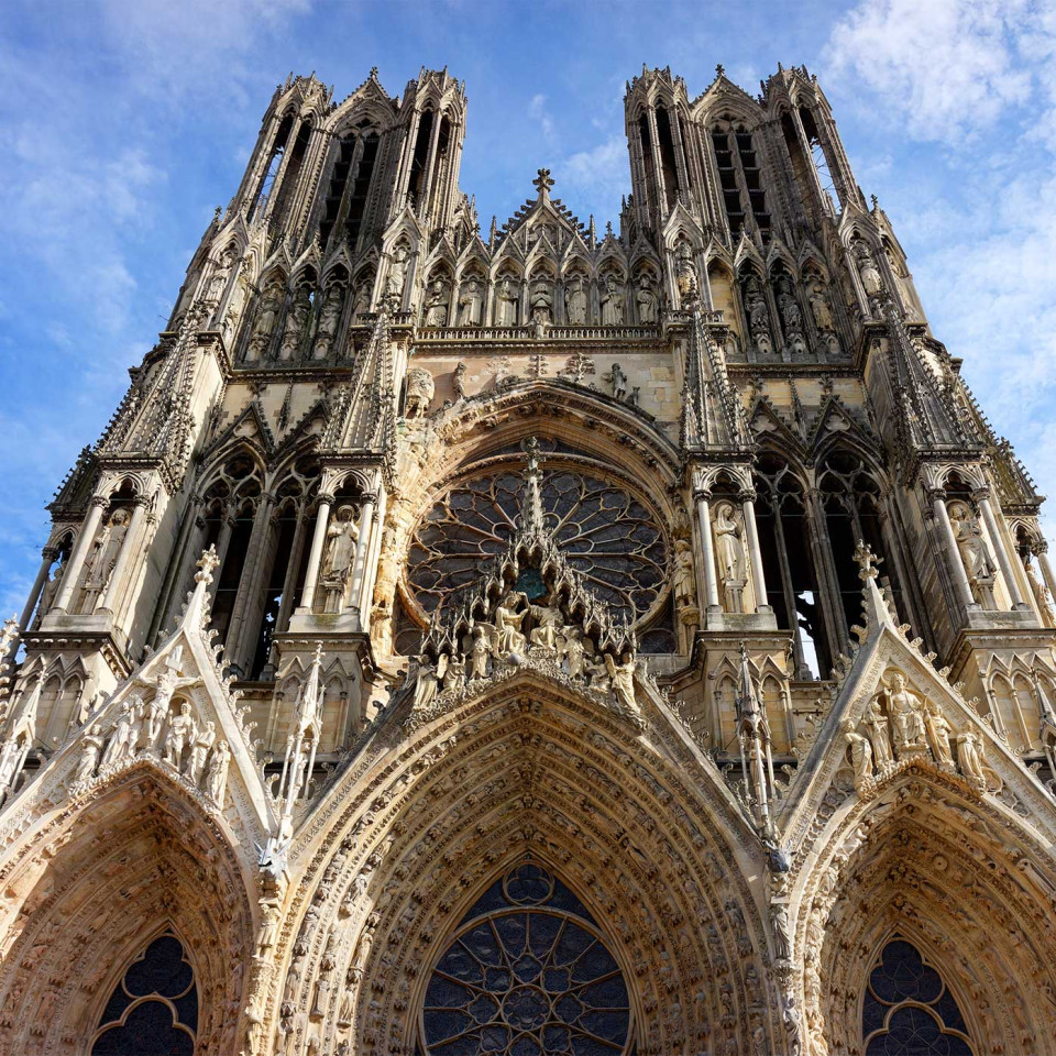 Gothic Reims Cathedral