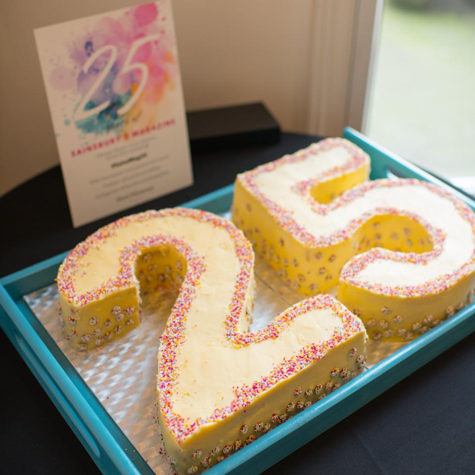 Our funfetti celebration cake. Image: Chris O'Donovan