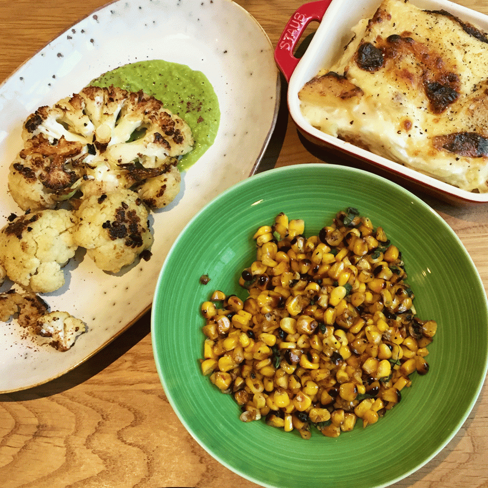 Trio of sides