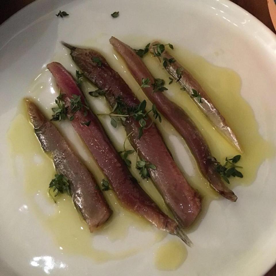 Cured sardines
