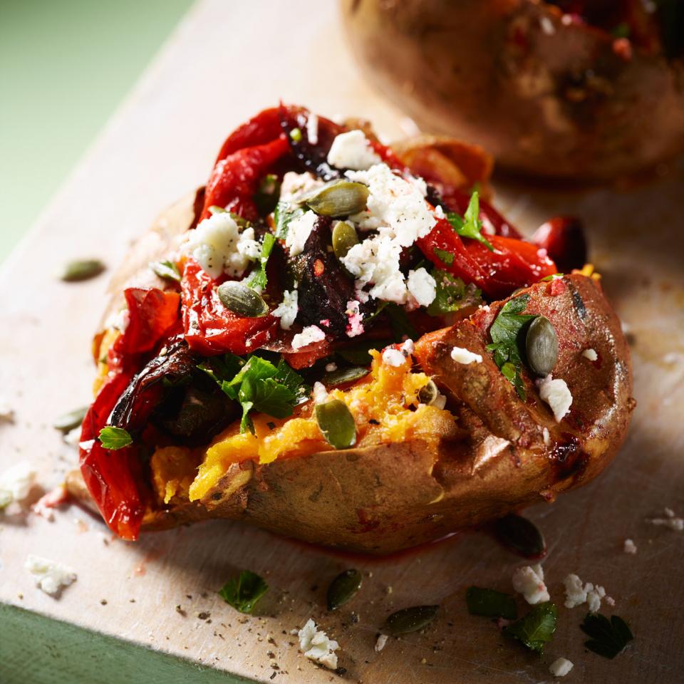 Sweet potatoes with beetroot. Image: Lauren Mclean