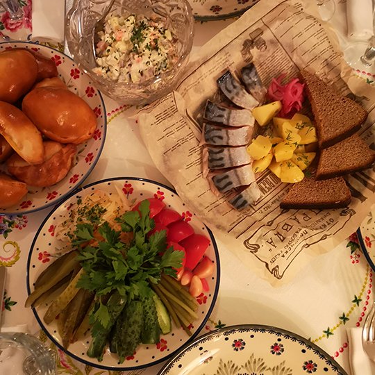 A Russian feast