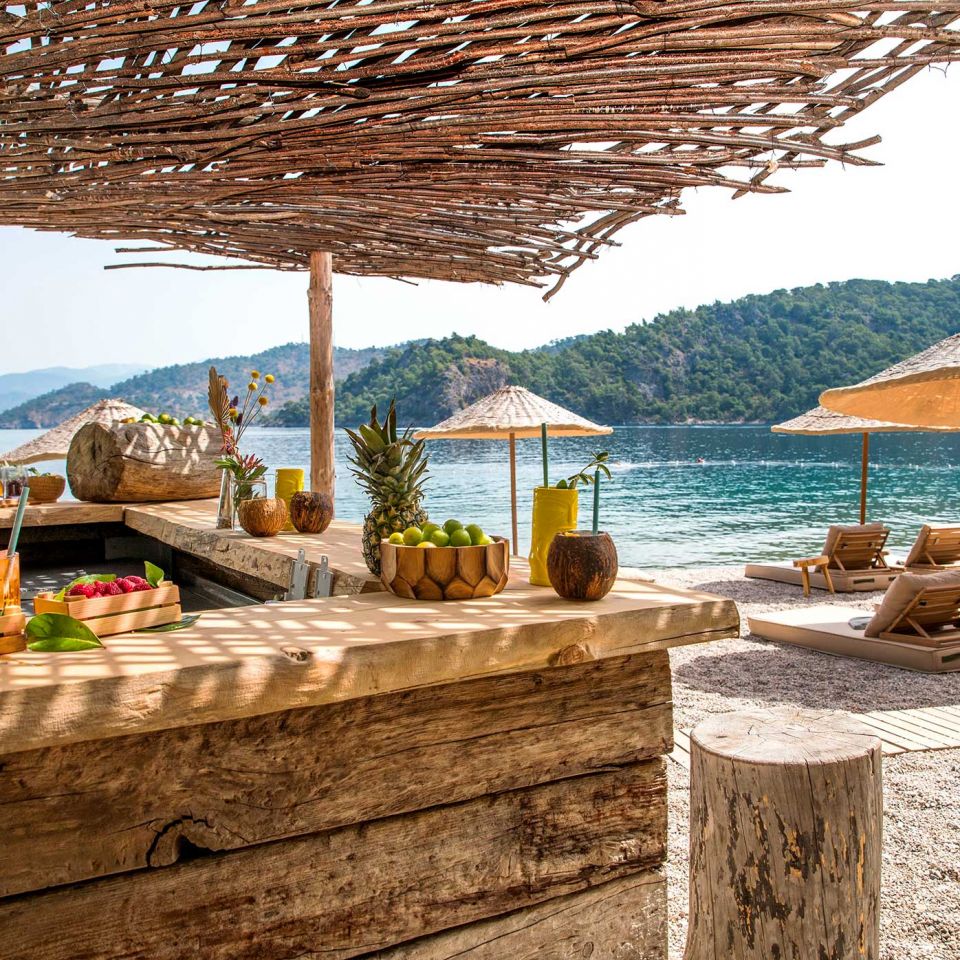 Serenity Beach's cocktail bar