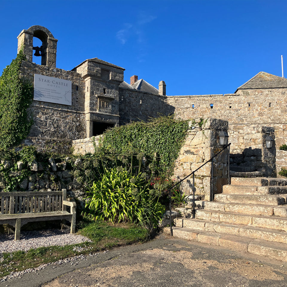 The imposing exterior of The Star Castle hotel