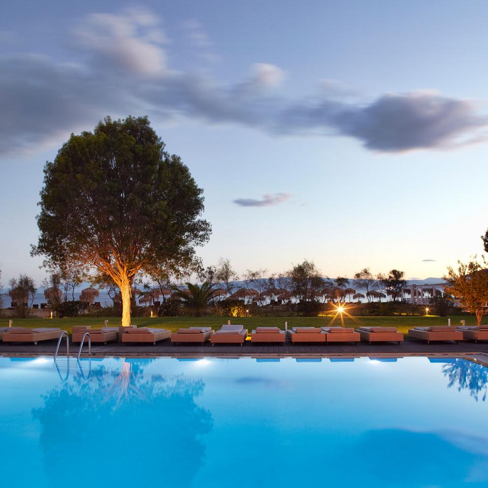 The pool at the Skiathos Princess Hotel