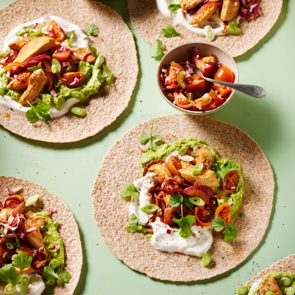 Chicken fajitas. Image: Lauren Mclean