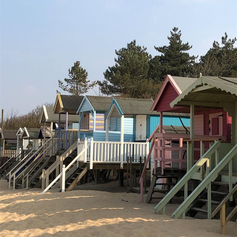 Globe Inn residents can hire a beach hut for a picnic