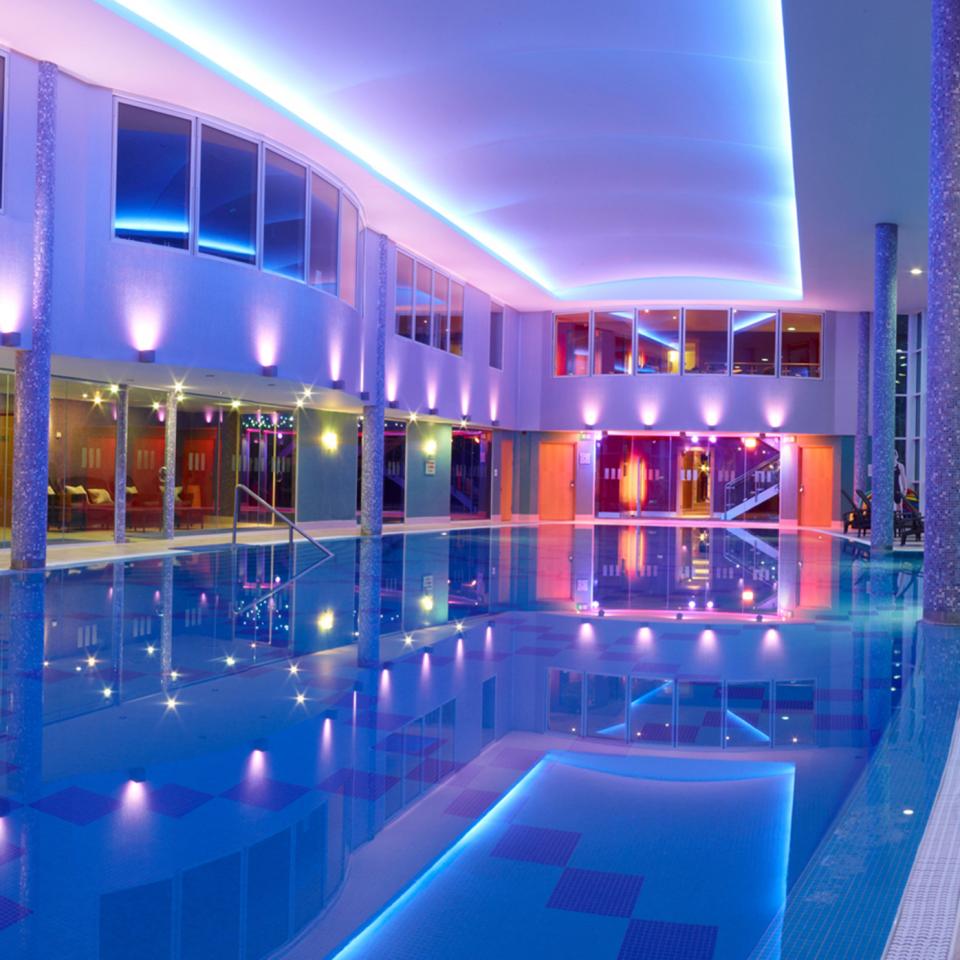 The indoor pool