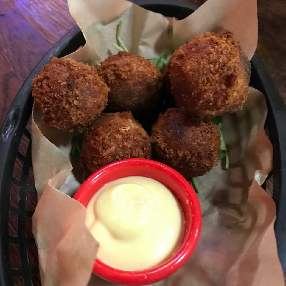 Haggis bonbons on offer at Saint Luke’s