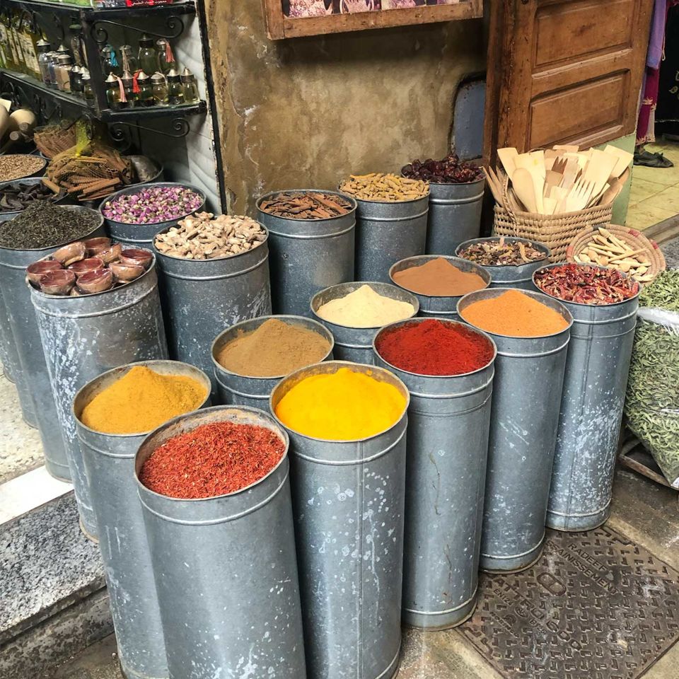 Spices for sale in the souk