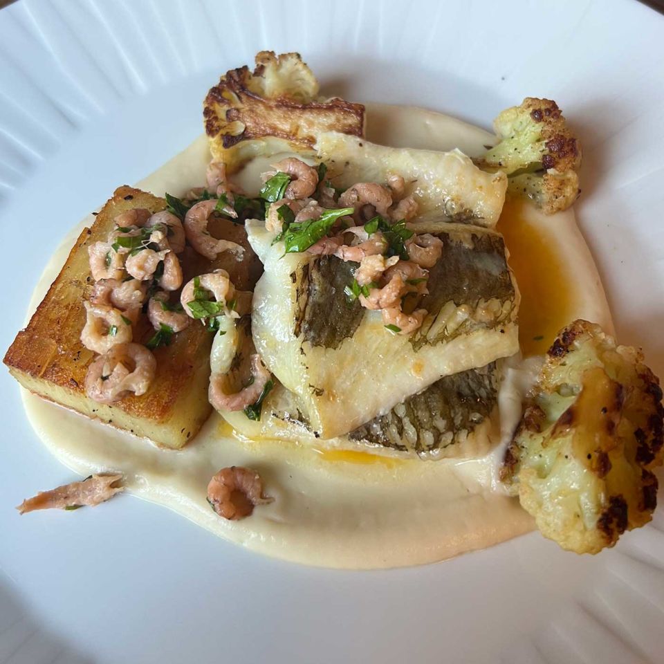 A fish feast at The Walnut Tree