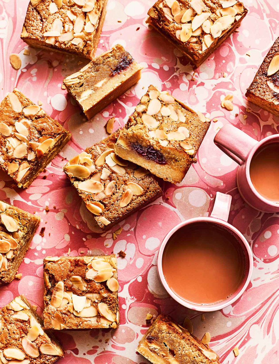 Bakewell blondies