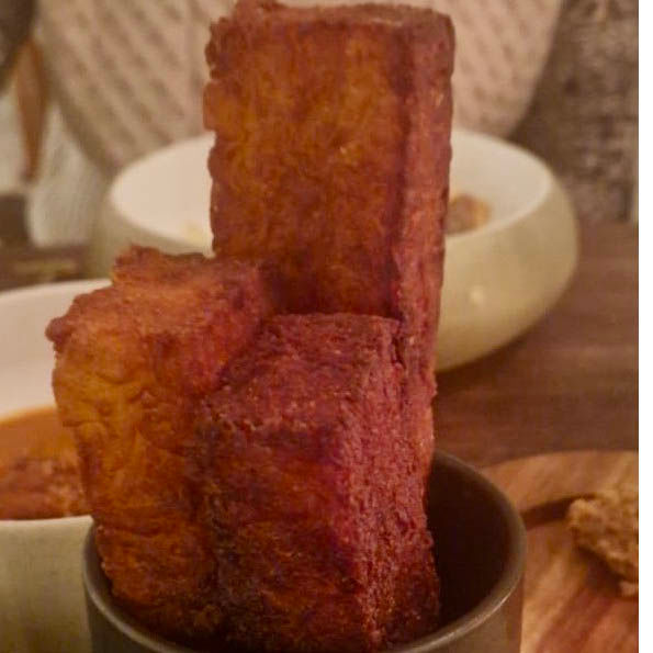 Epic hash browns at The Brave