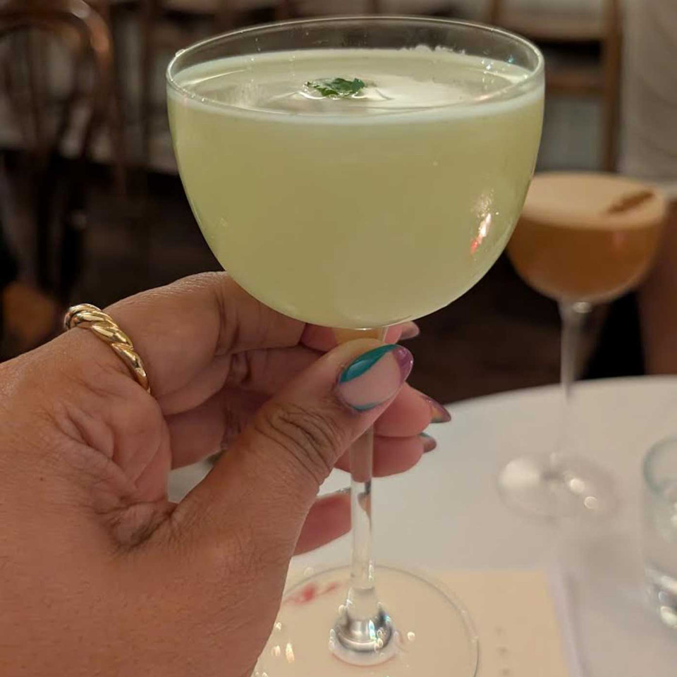 Thai basil and lemongrass gimlet