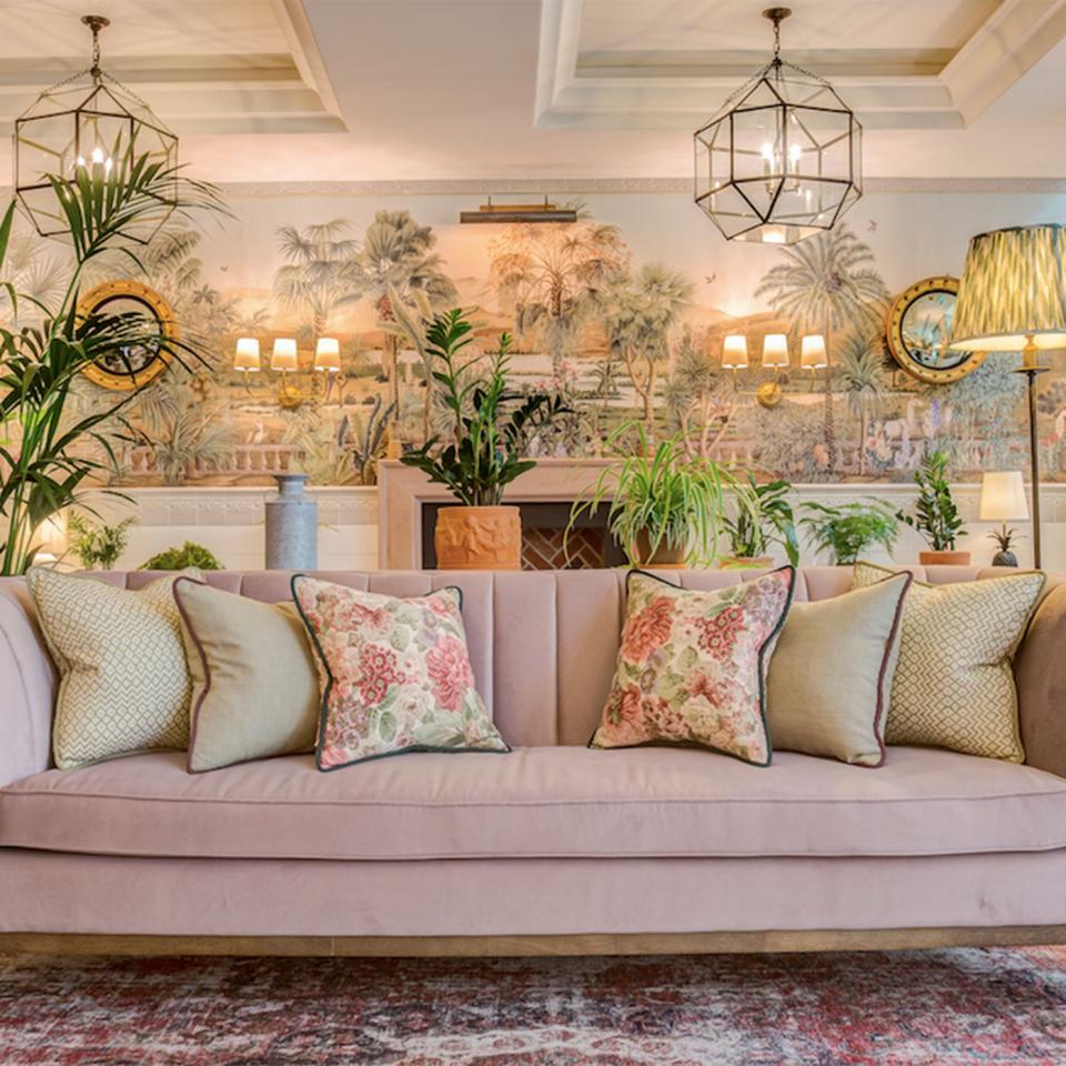 The plush garden room