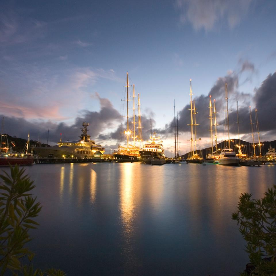 Antigua's English Harbour, once commanded by Lord Nelson