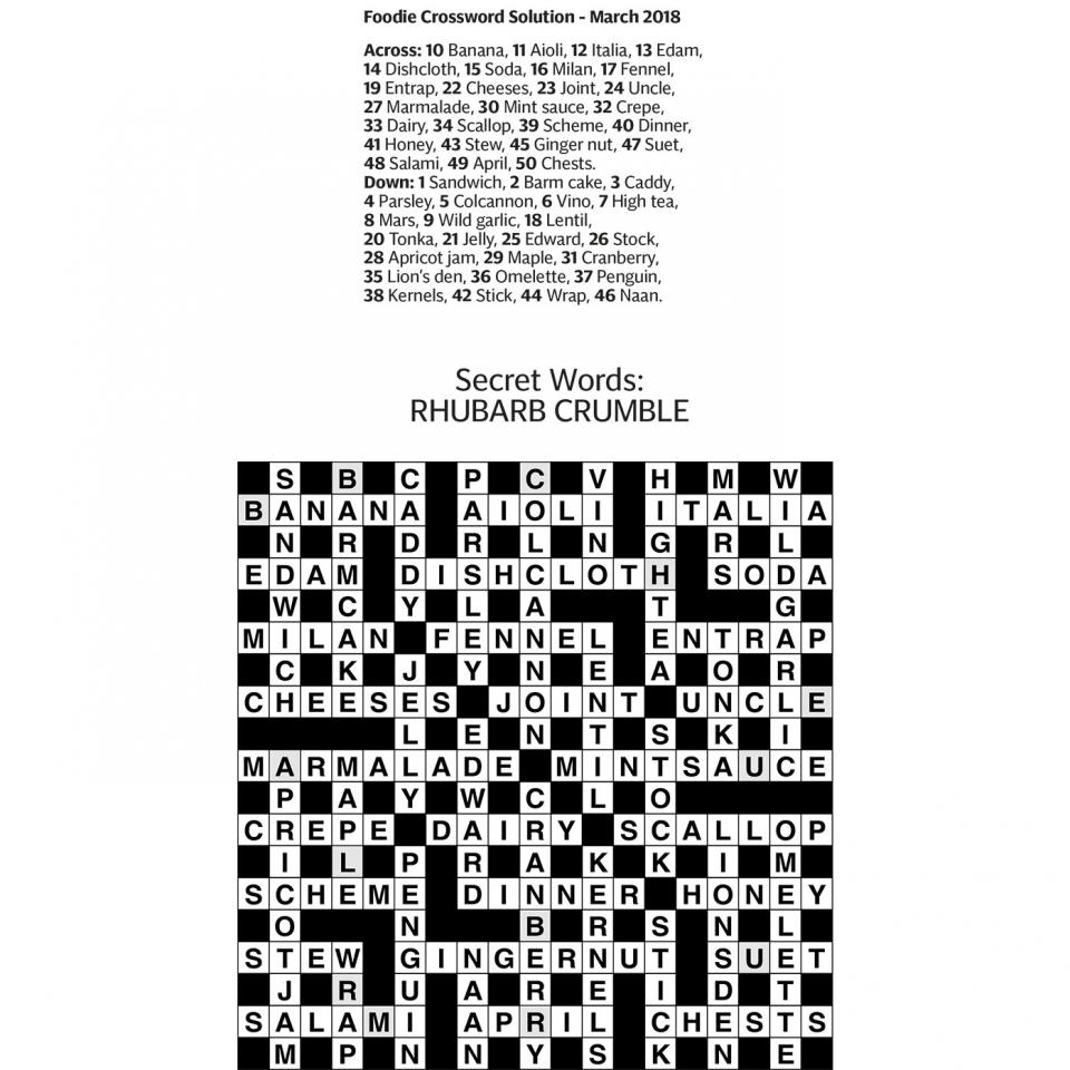 March-crossword