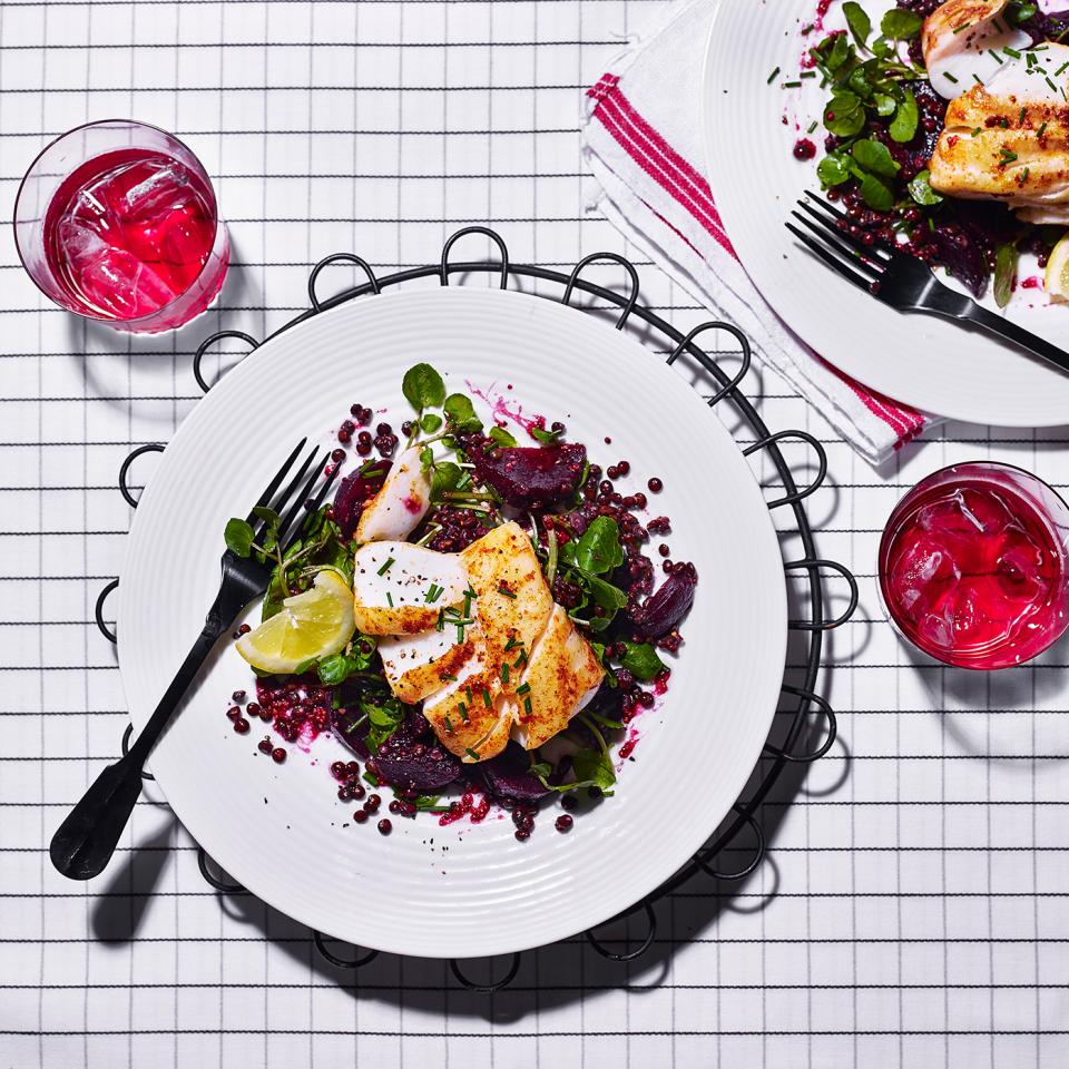 Cod-and-beetroot