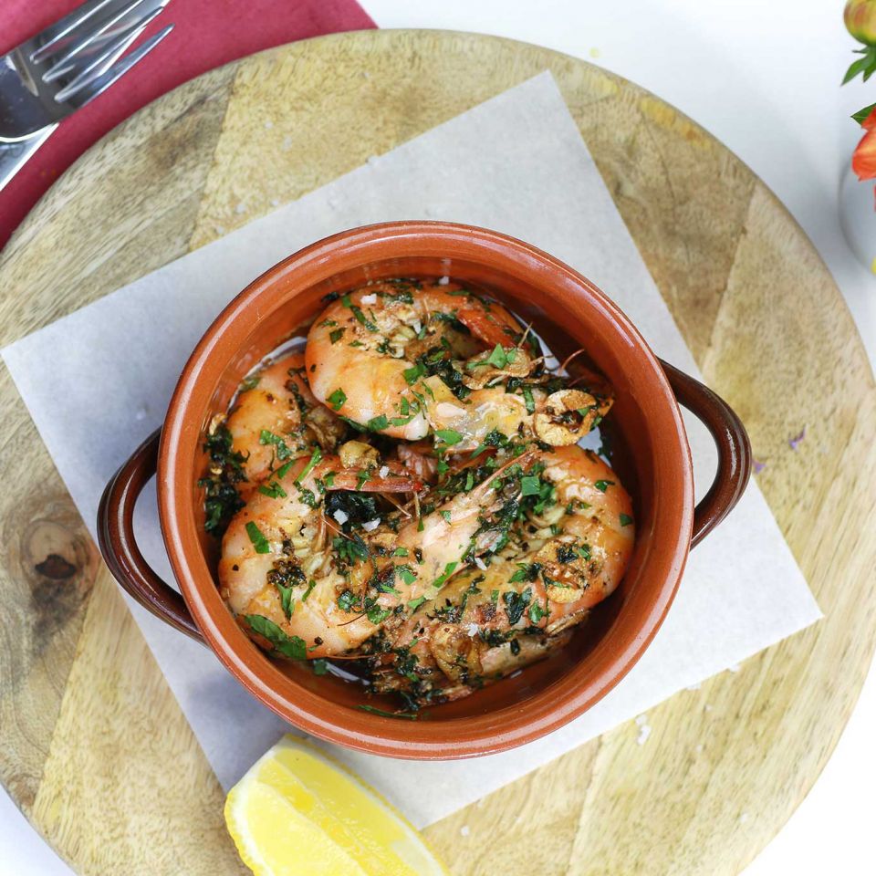 Shellfish at Brassica restaurant
