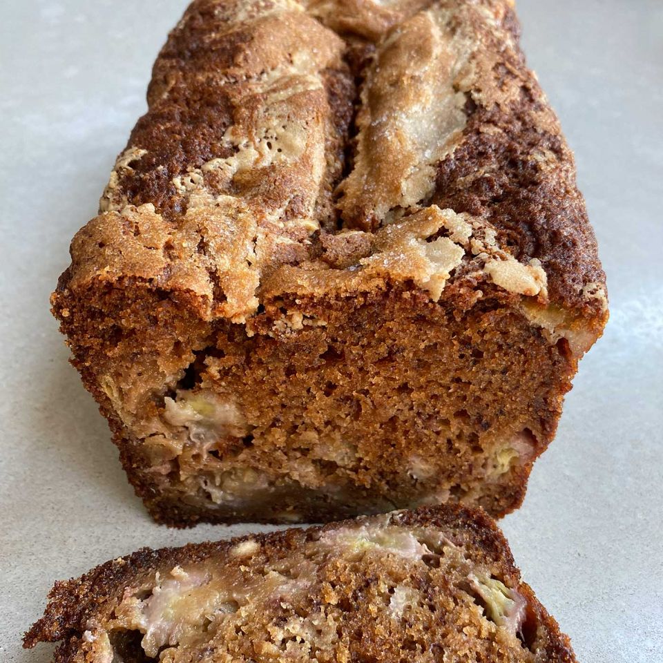 Tahini-banana-bread