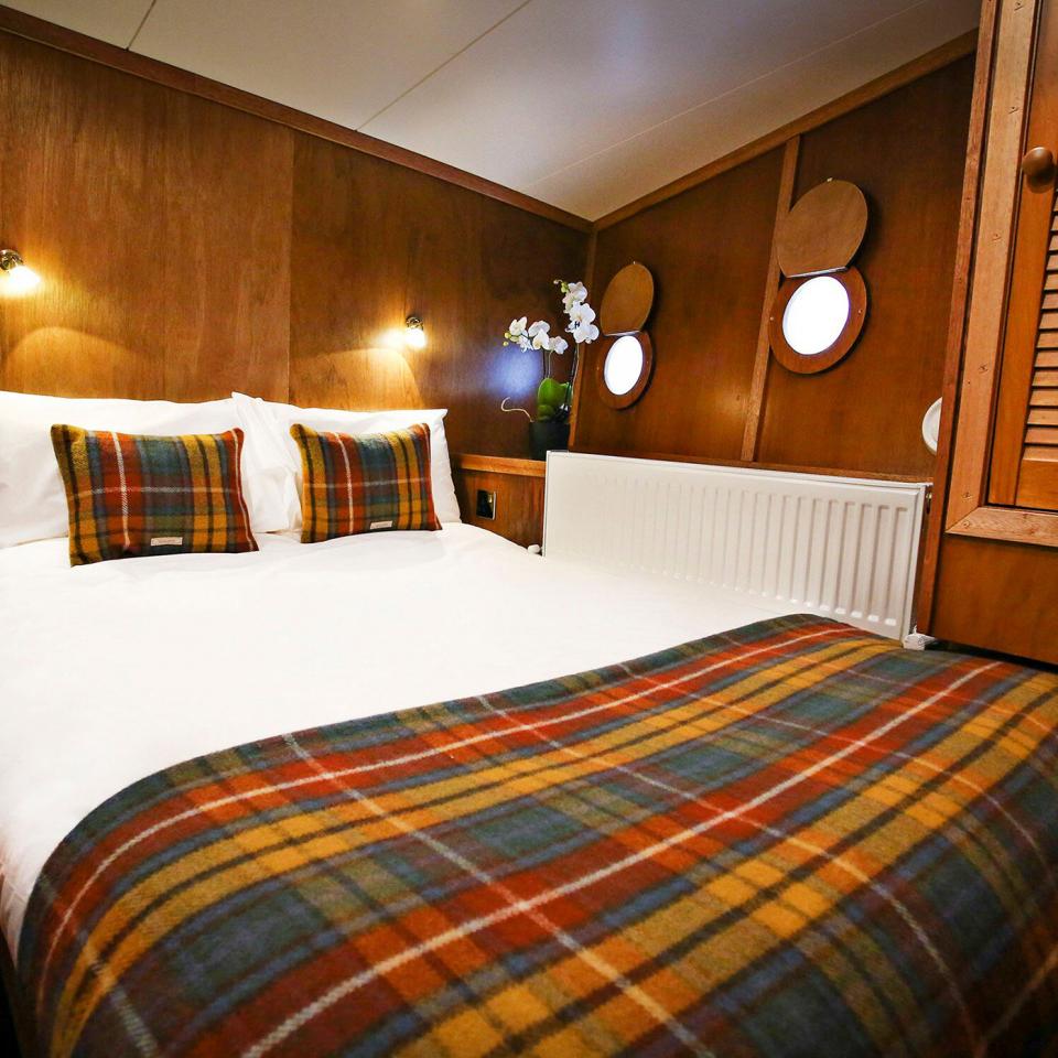 A cosy on-board cabin