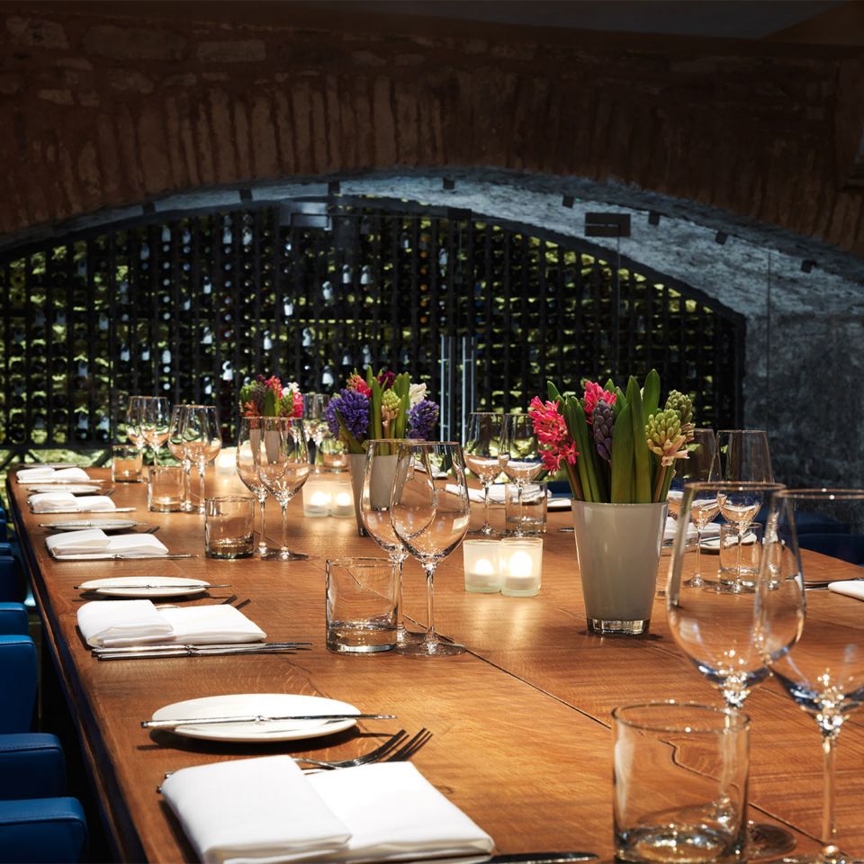 The Angel's cellar dining room