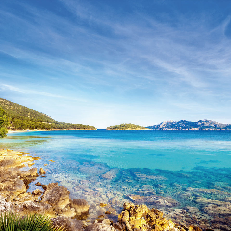 Island scenery at Playa de Alcanada