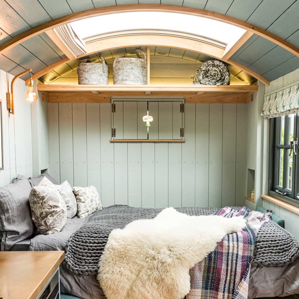 The vast skylight that makes sleeping under the stars possible. Image: Rachel Bragg