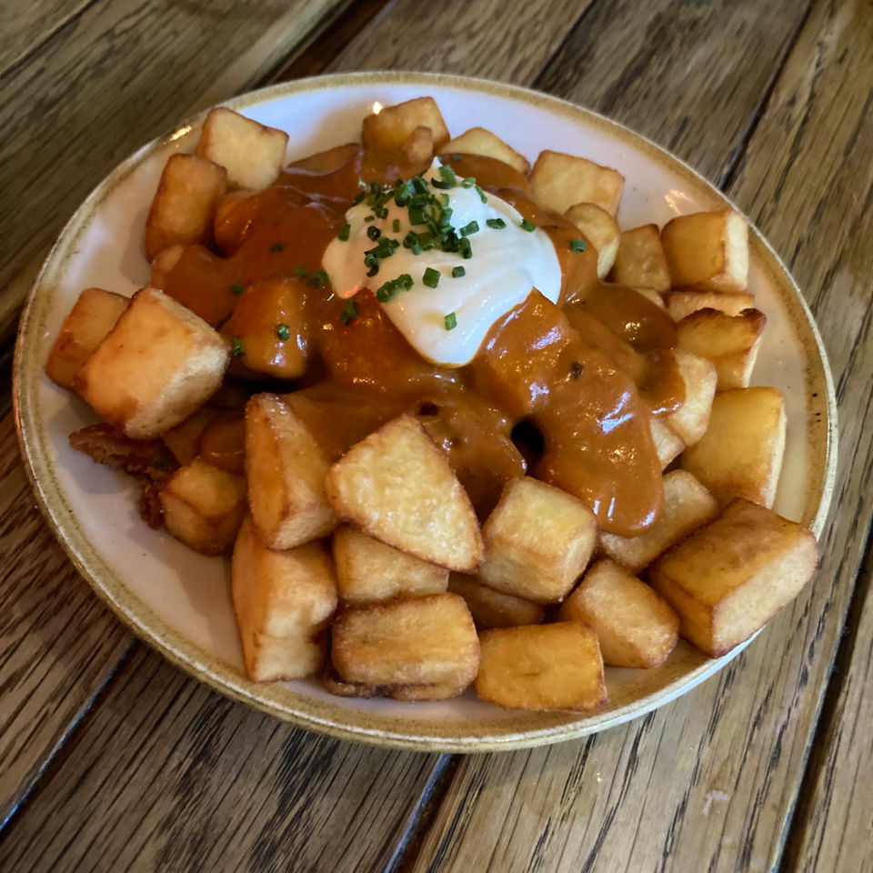 Everyone's favourite patatas bravas at Camino, Farringdon