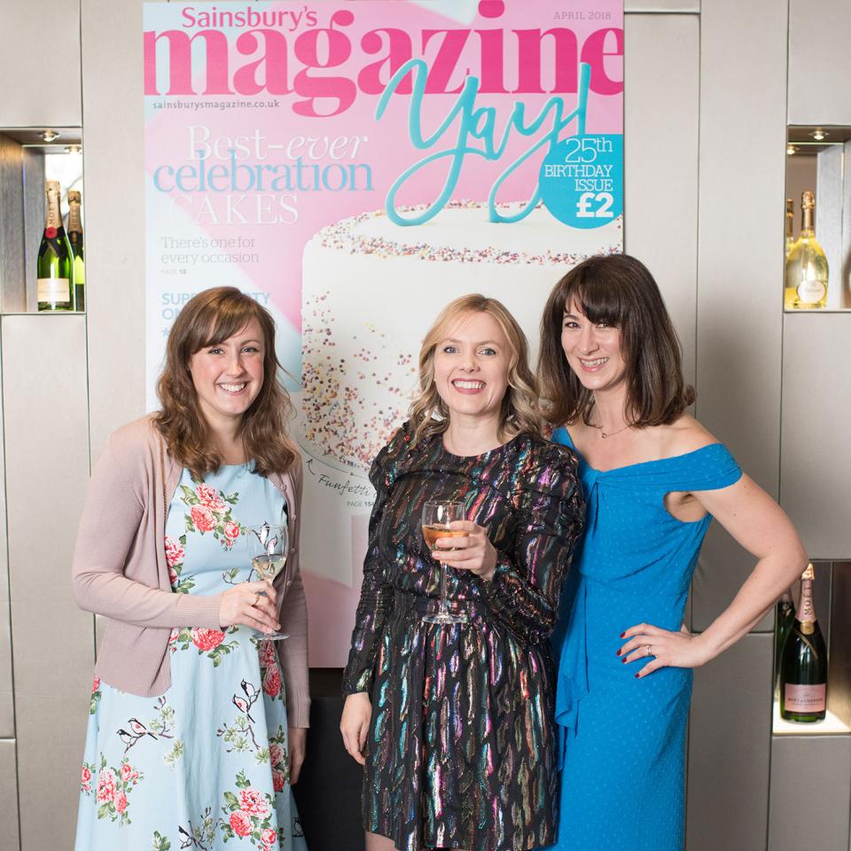 Creative food editor Anna Glover, Juliet Sear and art director Cassie Eade. Image: Chris O'Donovan