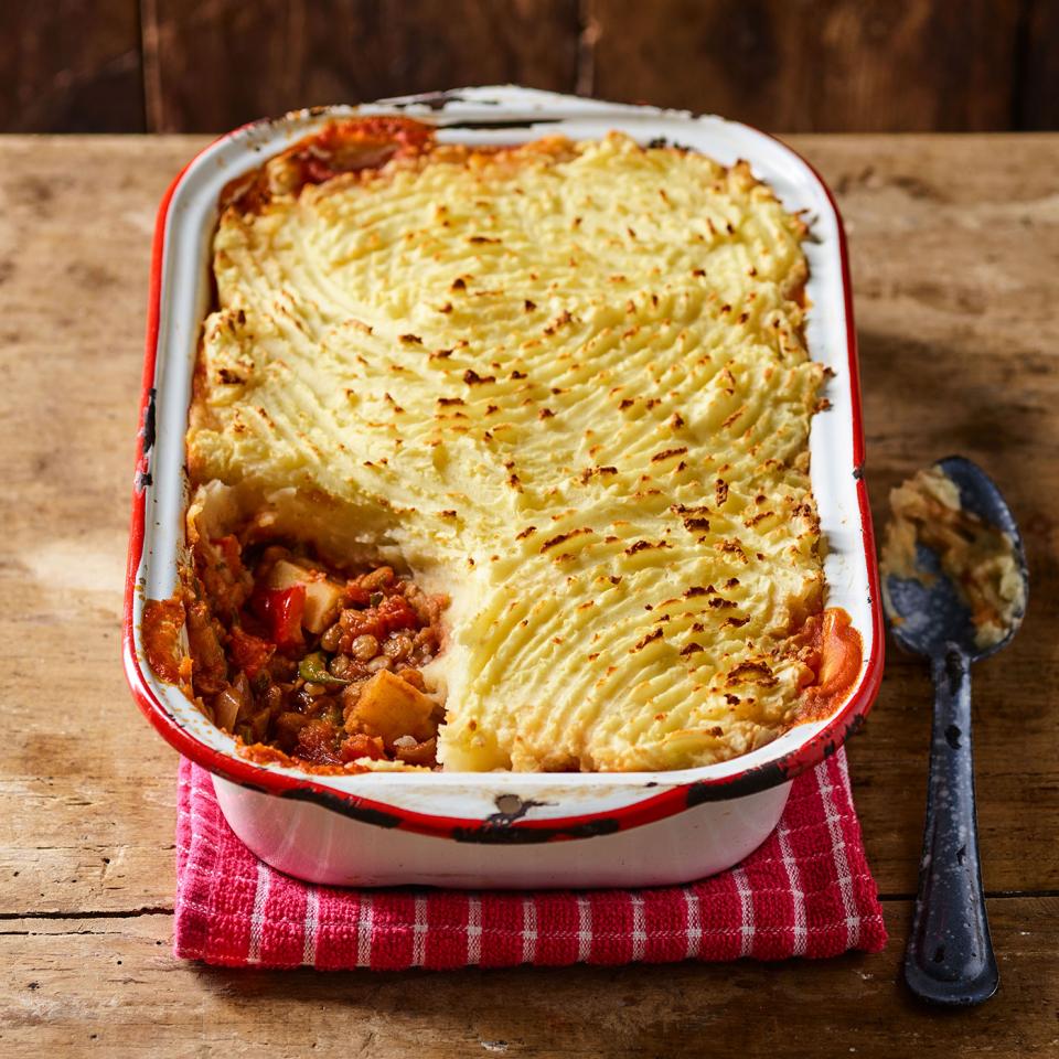 Vegan shepherd's pie. Image: Rob Streeter