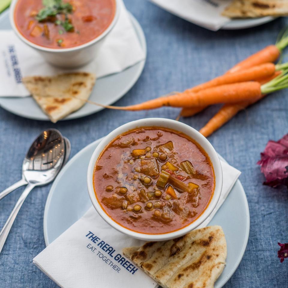 Fakes lentil soup