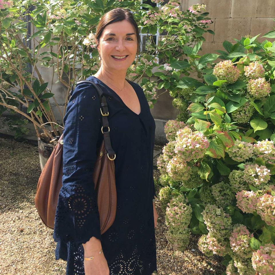 Helena in the gardens at Christ’s College