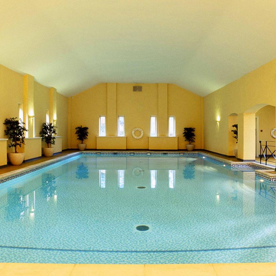 The swimming pool in the spa
